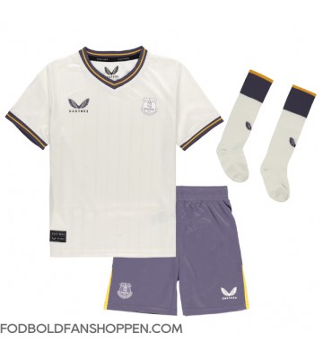 Everton Dominic Calvert-Lewin #9 Tredjetrøje Børn 2024-25 Kortærmet (+ Korte bukser)